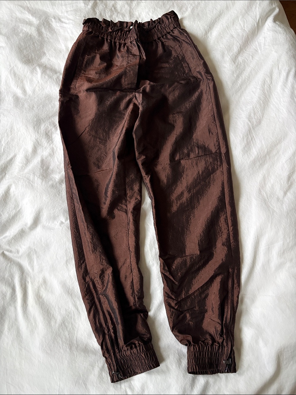 Tibi Chocolate Brown Elastic Waist Pants (new)